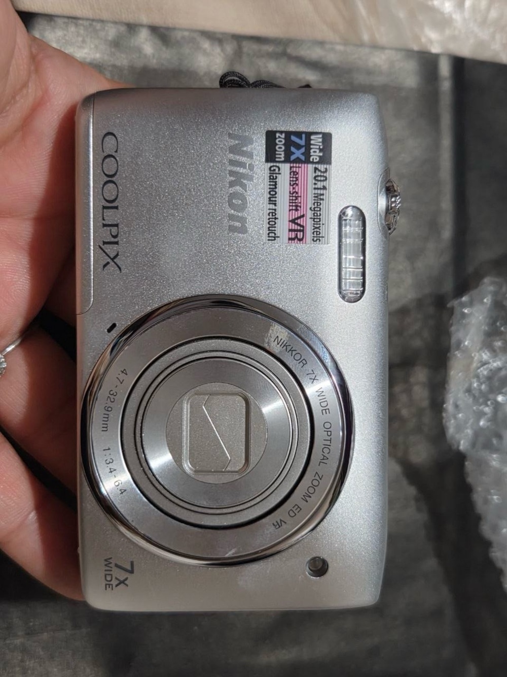 Nikon Coolpix Compact Digital Camera - Silver